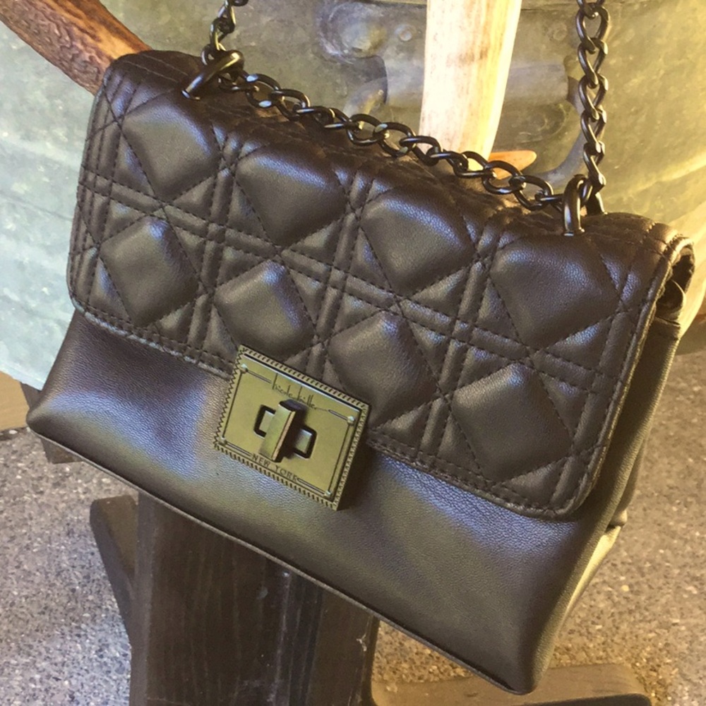 Nicole Miller quilted purse crossbody travel chic date night party brunch